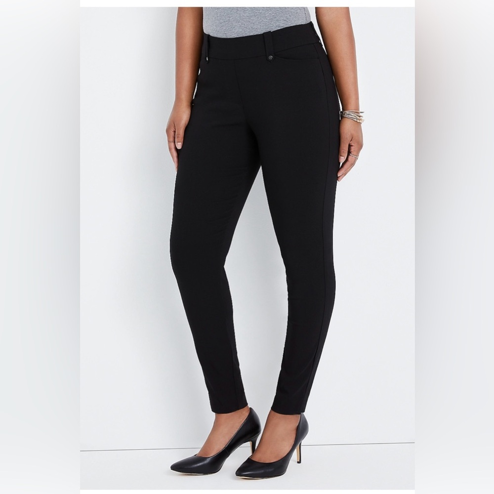 Maurices- Pull On Bengaline Skinny Ankle Pants
